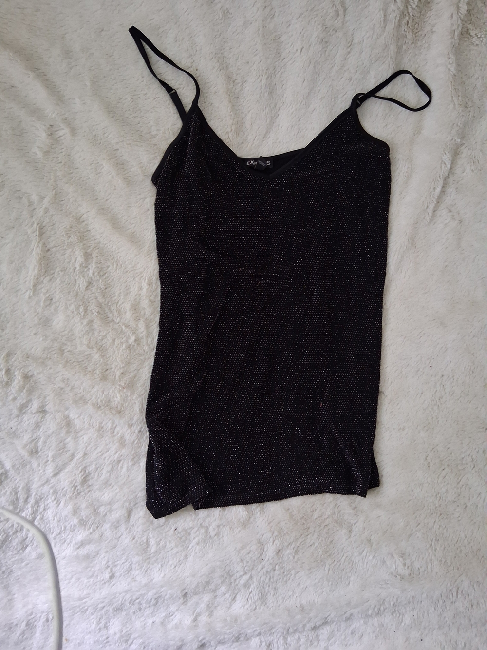 Express Black Sparkle Camisole